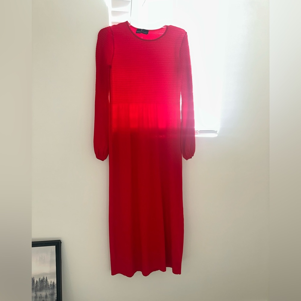 Pomander place red sweater dress size xs